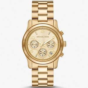Michael Kors Gold Oversized Wristwatch